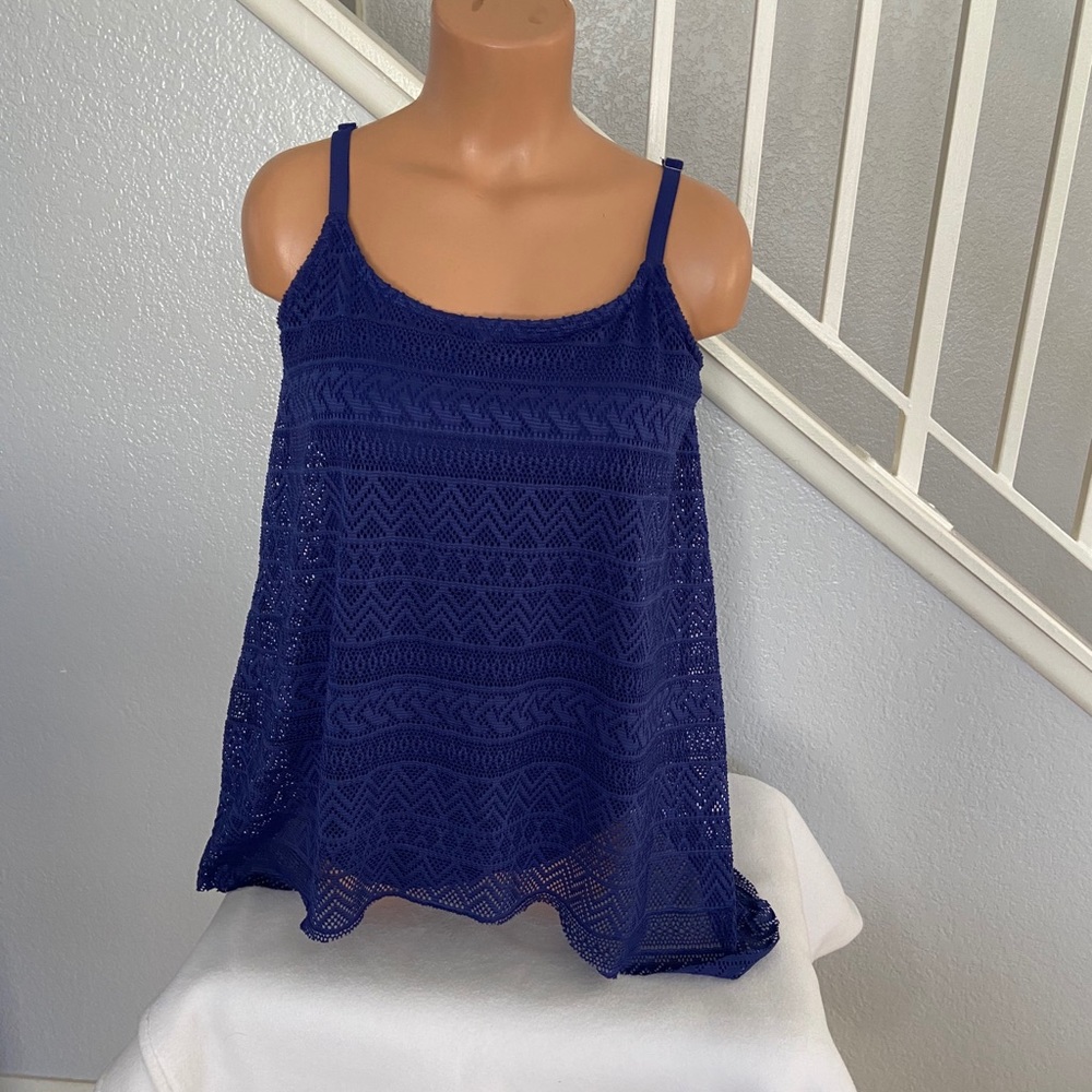 Womens Tankini Bathing Suit Top w/Briefs
